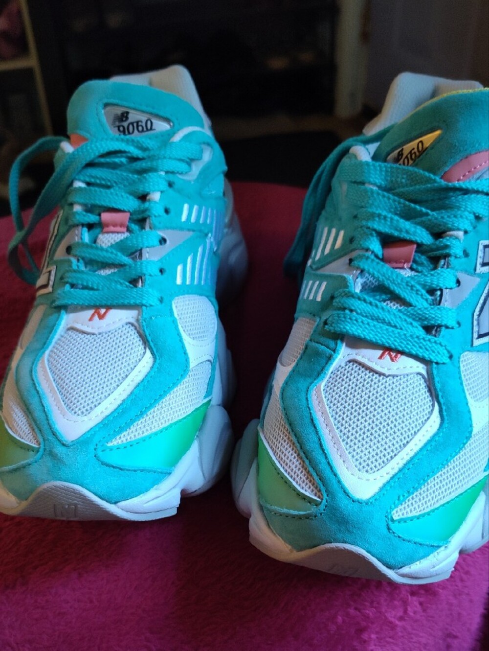 Turquoise Athletic Sneakers - Picture 9 of 10